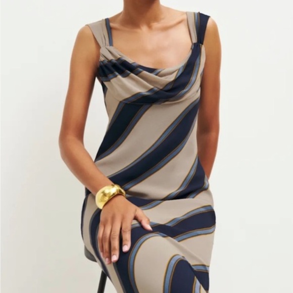 Reformation Dresses & Skirts - NWT • Reformation Indra Dress in Cello Stripe - small